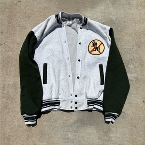 Vintage 90s Jeff Hamilton Disney Mickey Mouse Multi Color Bomber Jacket